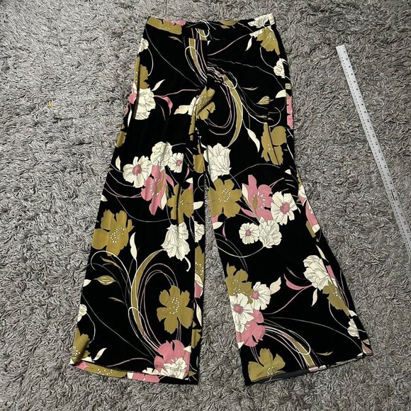 Y2K Floral Wide Leg Pants Size XL - Picture 3 of 8